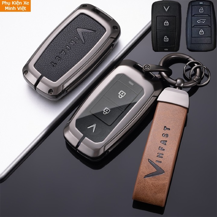 Ốp Chìa Khóa Xe VinFast VF3, VF5 - Dùng Chung Mẫu Mới