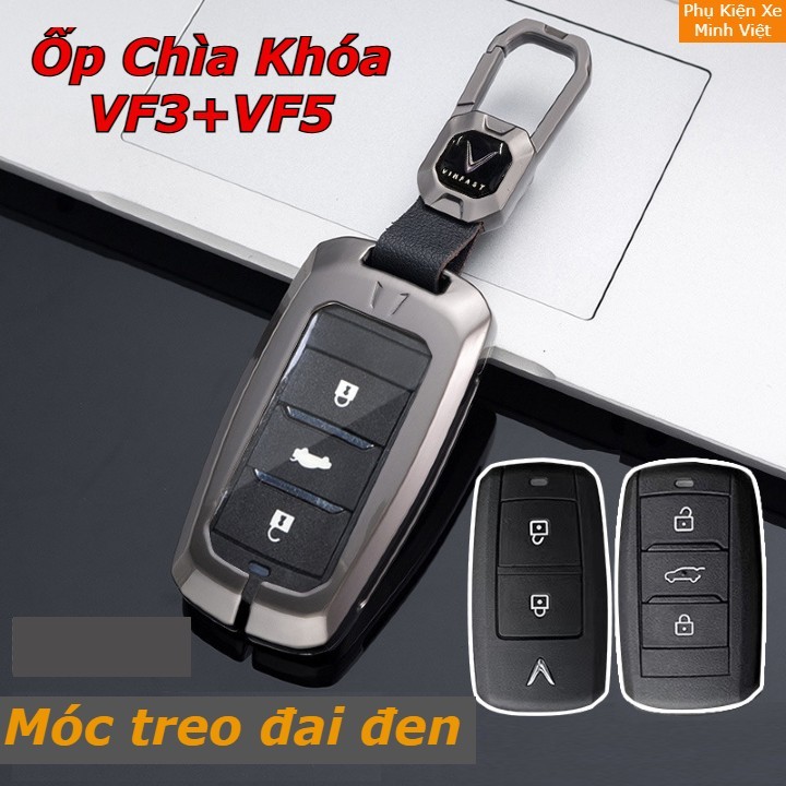 Ốp Chìa Khóa Xe VinFast VF3, VF5 - Dùng Chung Mẫu Mới
