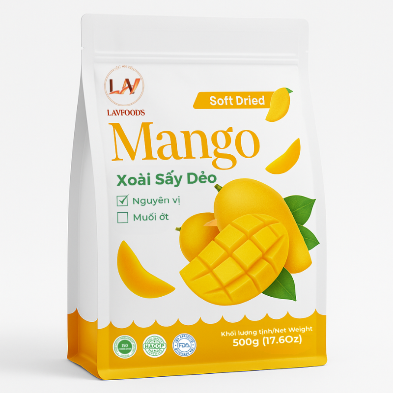 Xoài Sấy Dẻo Lavfoods