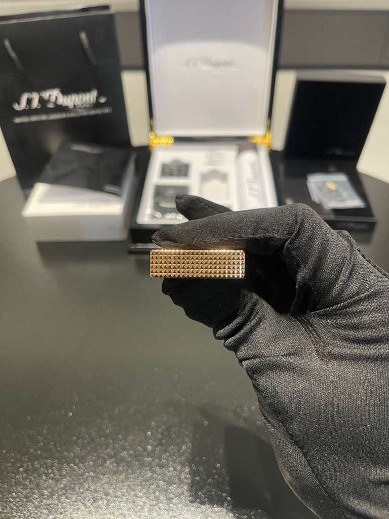 S.T. Dupont Guilloche Rose Gold