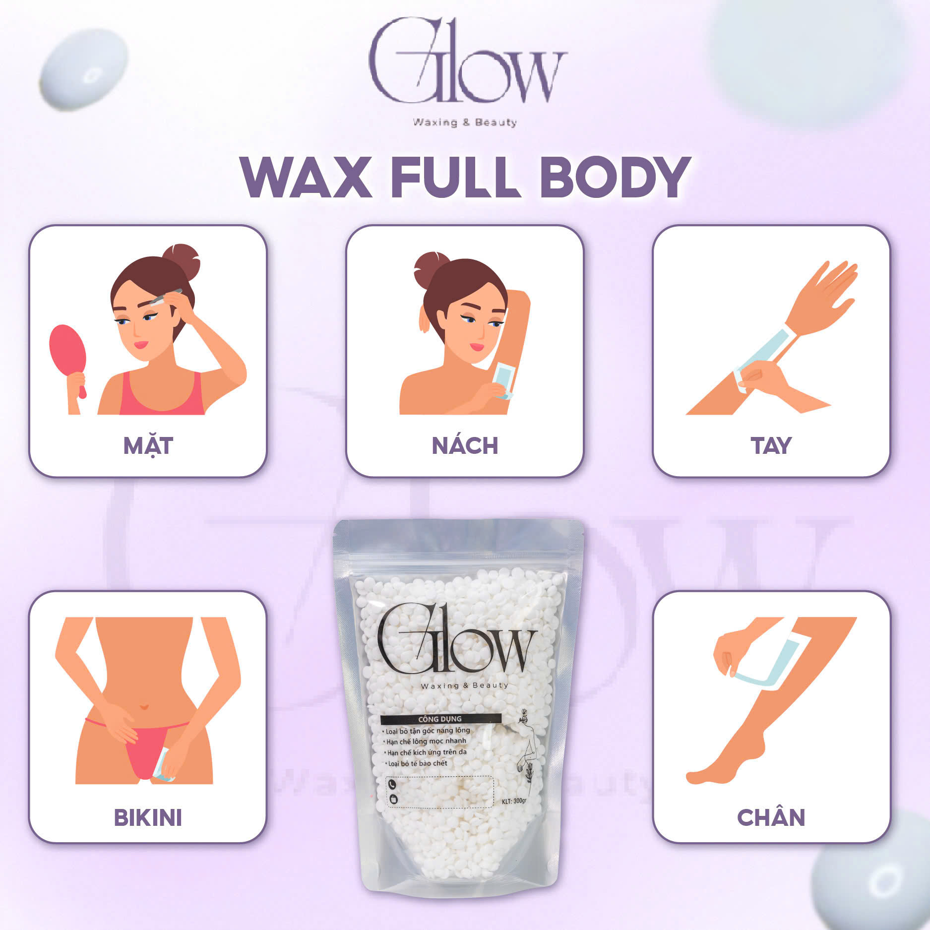 Que Gỗ Phết Sáp Wax Lông Size Lớn GLOWWAXING Phết Sáp Chuyên Dụng CHE TÊN SẢN PHẨM