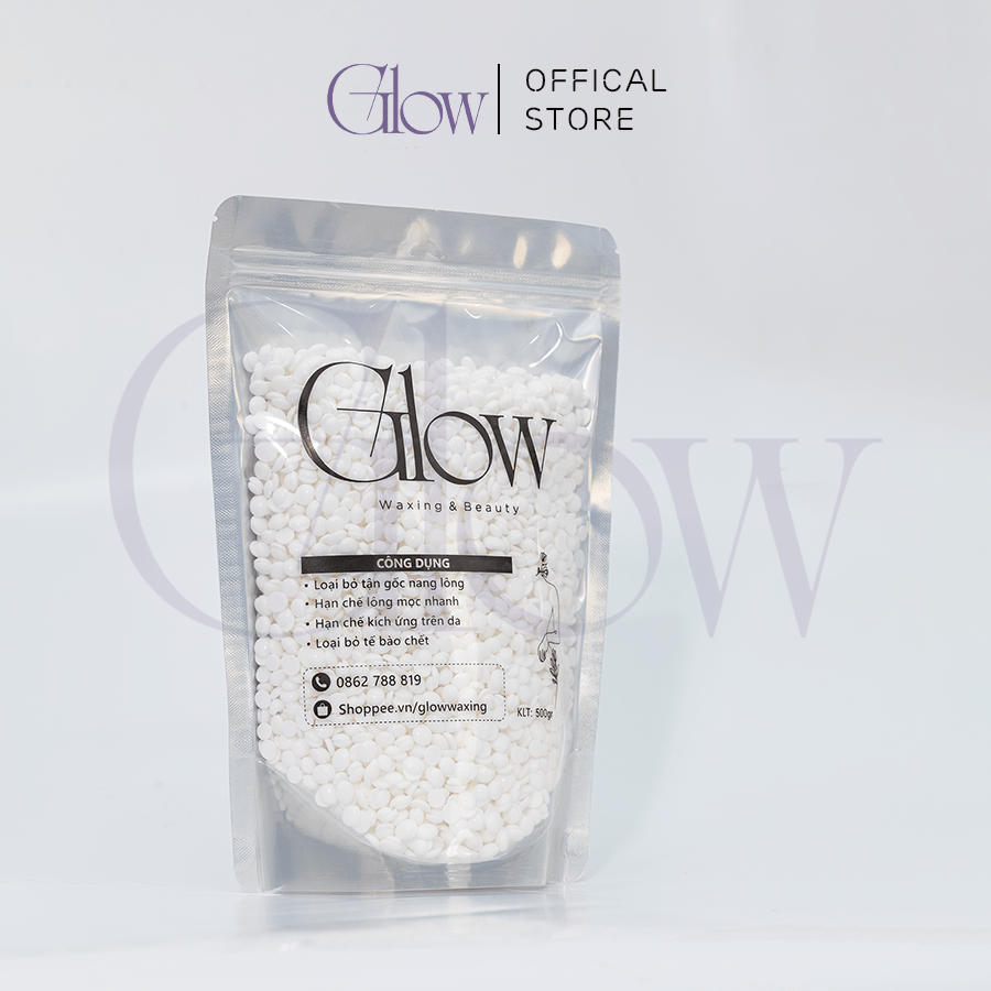 Combo Nồi Nấu Sáp ProWax 100 + 100gr Sáp Wax Lông Sữa Dừa Premier Cao Cấp Siêu Bám Lông GLOW WAXING CHE TÊN - 8582