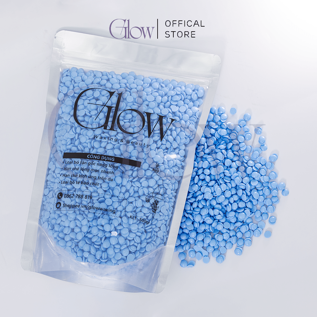 Combo Nồi Nấu Sáp Wax Lông Silicon + 100Gr Sáp Dừa Xanh Cao Cấp, Phù Hợp Cho Da Nhạy Cảm + Mỡ Trăn N'store GLOWWAXING CHE TÊN - 1092