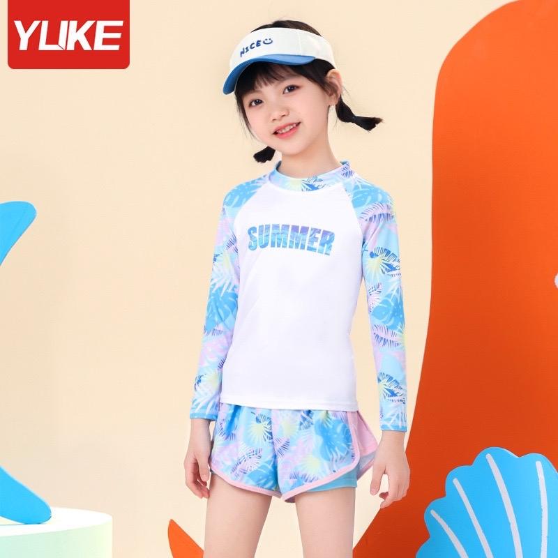 Đồ Bơi YLike dài tay chống nắng bé gái QCCCH78