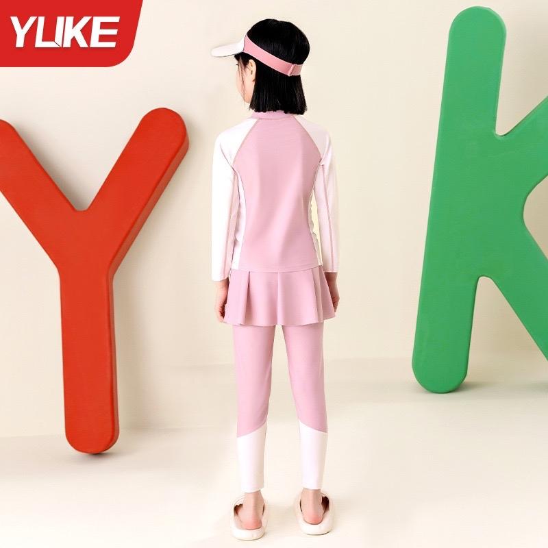 Bộ Bơi Ylike hồng đại dài chân dài tay QCCCH79