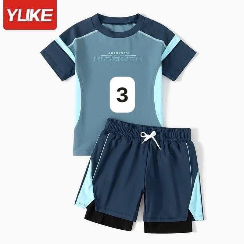 Bộ Bơi bé trai YLike size đại pha màu QCCCH80