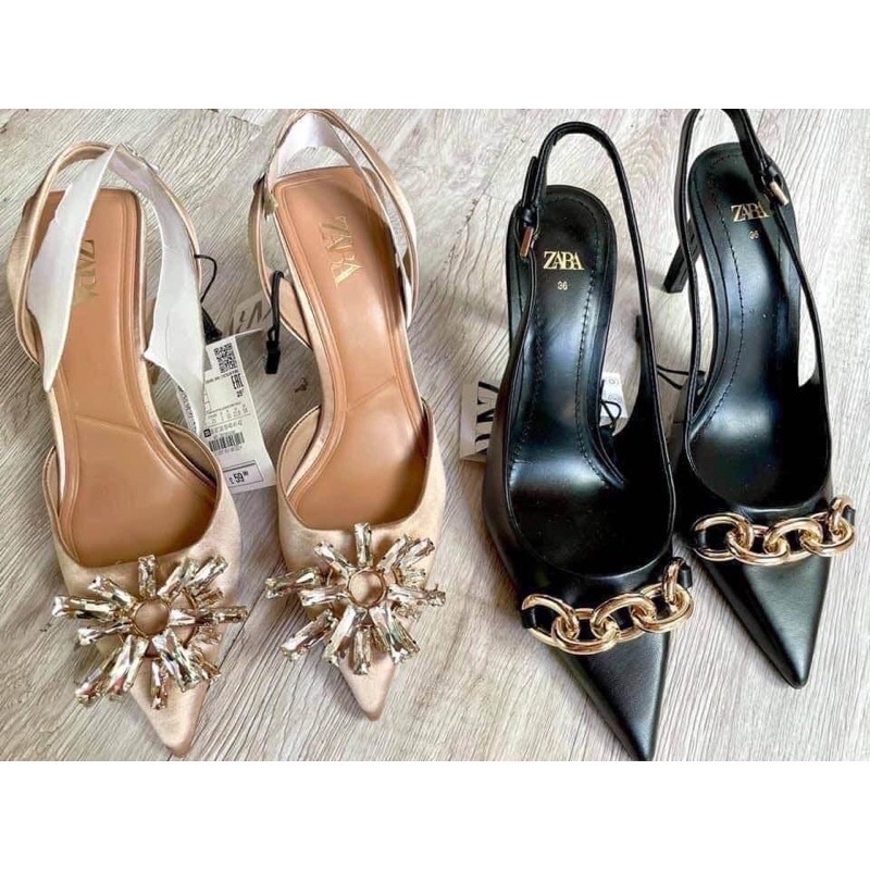 Sandal ZR lụa mặt đá hai tầng[Hàng sẵn-nên lùi 1 size]H379