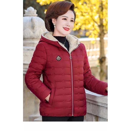 Áo phao Fc lót lông tặng bà/mẹH298