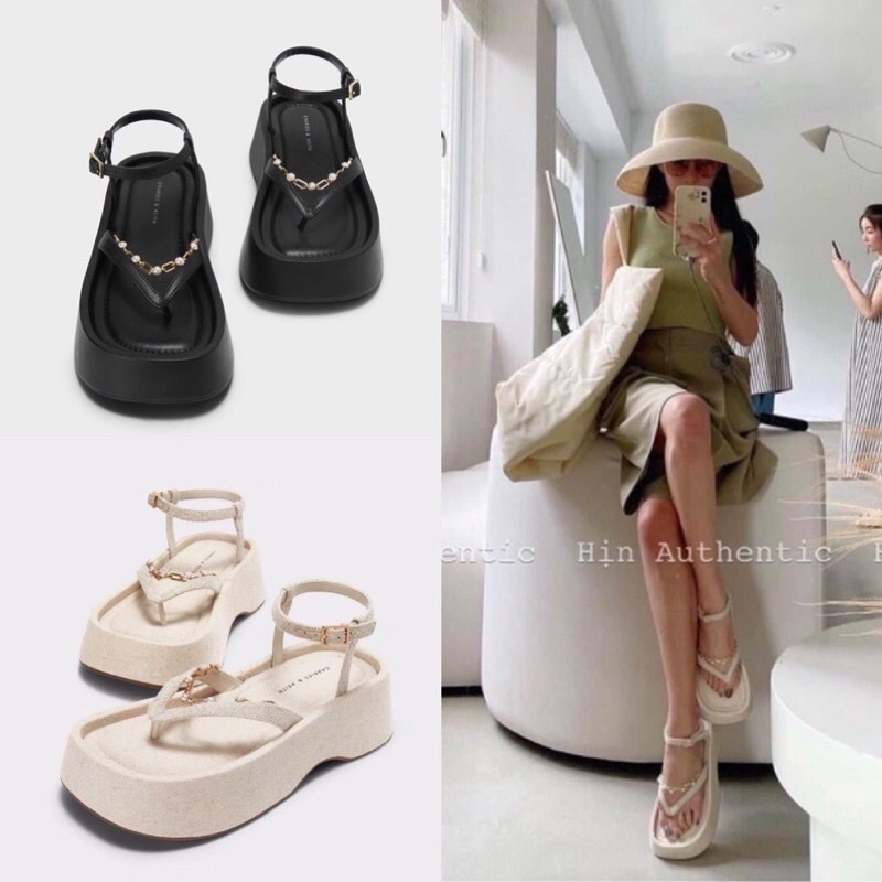 [SẴN] Sandal xỏ ngón CK (from to lùi 2 sz ạ)H380