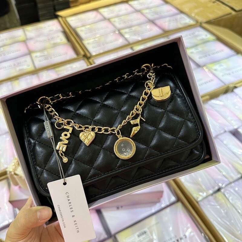 [SẴN]Túi C.K chữ LOVE mới nhất 2023 Full box đen [SẴN]H307