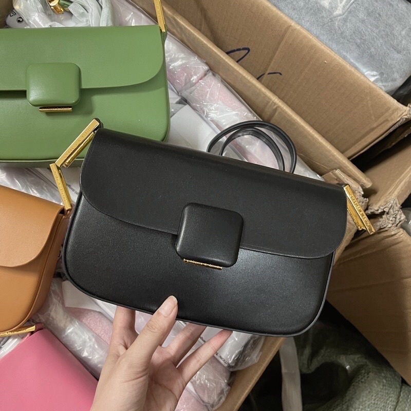 Túi CK khoá bọc đồng màu size 22 Full box [HÀNG SẴN]H345