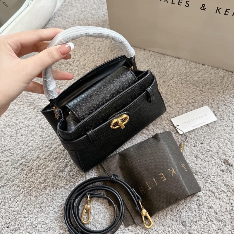 Túi C.K khoá cài ngang size 20cm Xuấttt mới 2023[HÀNG SẴN]H348