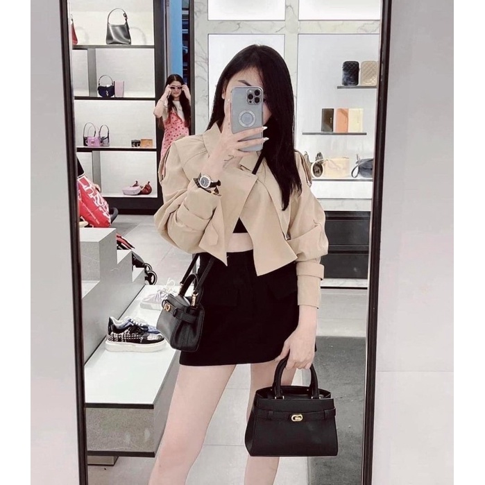 Túi C.K khoá cài ngang size 20cm Xuấttt mới 2023[HÀNG SẴN]H348