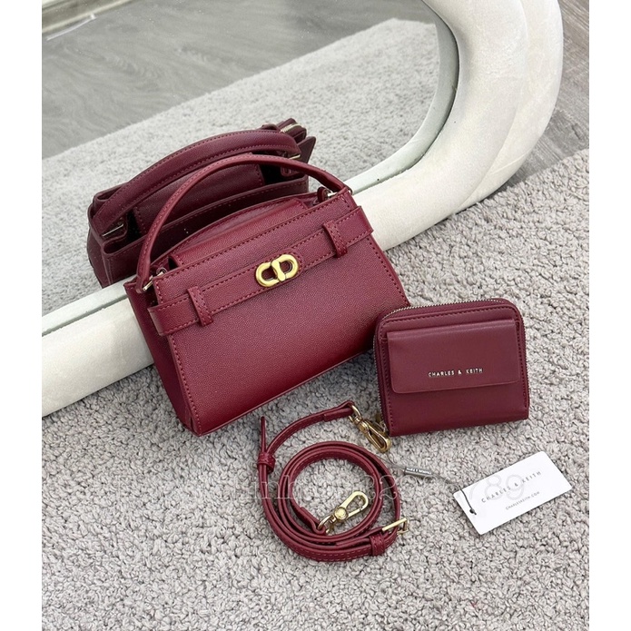 Túi C.K khoá cài ngang size 20cm Xuấttt mới 2023[HÀNG SẴN]H348