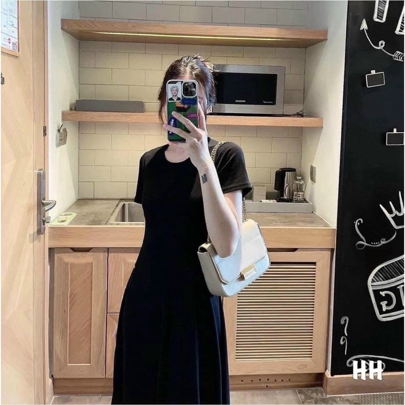 Túi C.K dáng chữ nhật size 21 phối dây xích [ HÀNG SẴN]H343