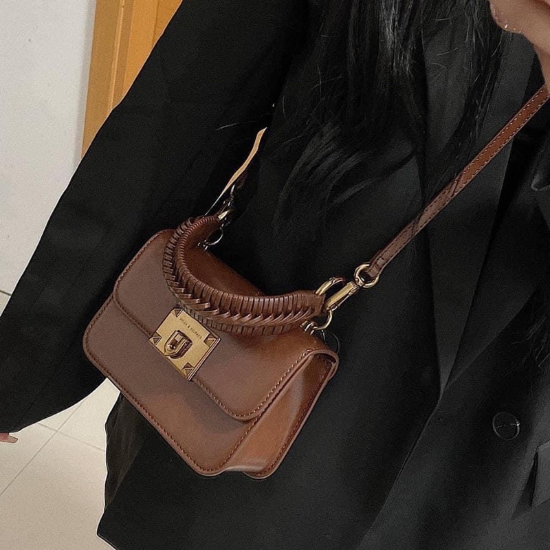 Túi C.K quai đan size 17 khoá gập xd ( HÀNG SẴN)H310