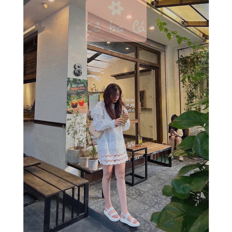 Sandal quai ngang đế bằng CK [Full Box] xuất dư Lùi 1 sz[ Sẵn]H330