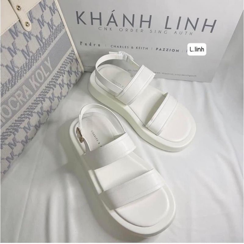 Sandal quai ngang đế bằng CK [Full Box] xuất dư Lùi 1 sz[ Sẵn]H330