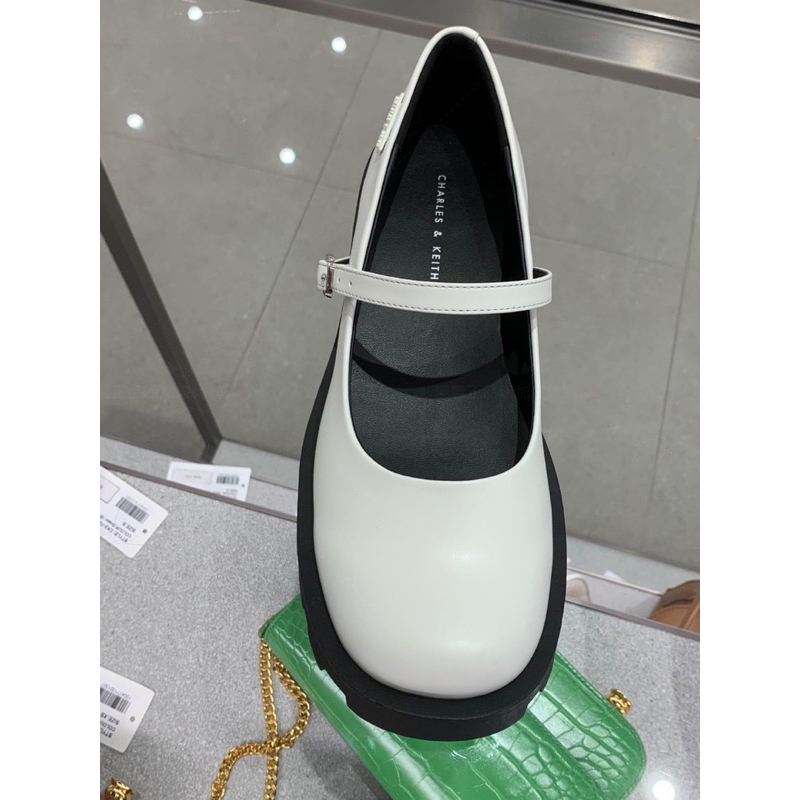 Giày búp bê Cnk quai mảnh khoá vuông 3.5cm FULLBOXH282