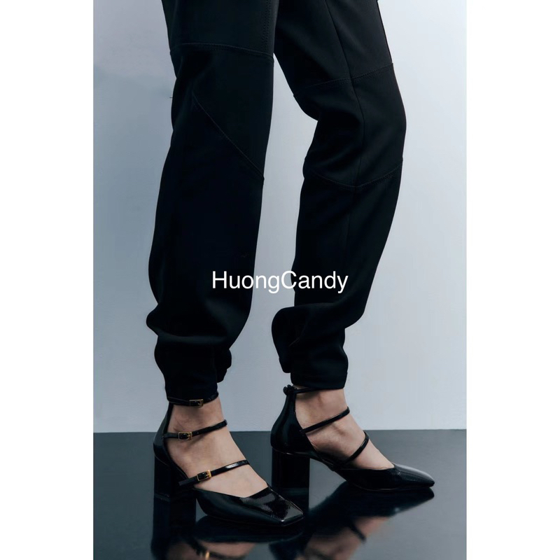Giày Sandal nữ Z.ra 3 quai cài ngang FULLBOXH228