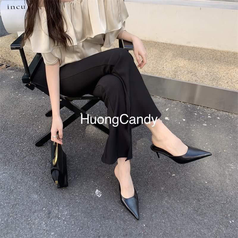 Guốc sục ZR mũi nhọn da trơn FULLBOXH258