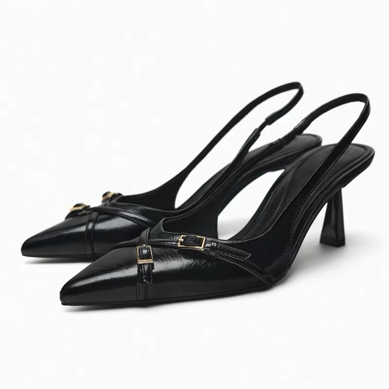 Giày Sandal ZR quai mảnh chéo chữ X hở gót[FULL BOX]H245