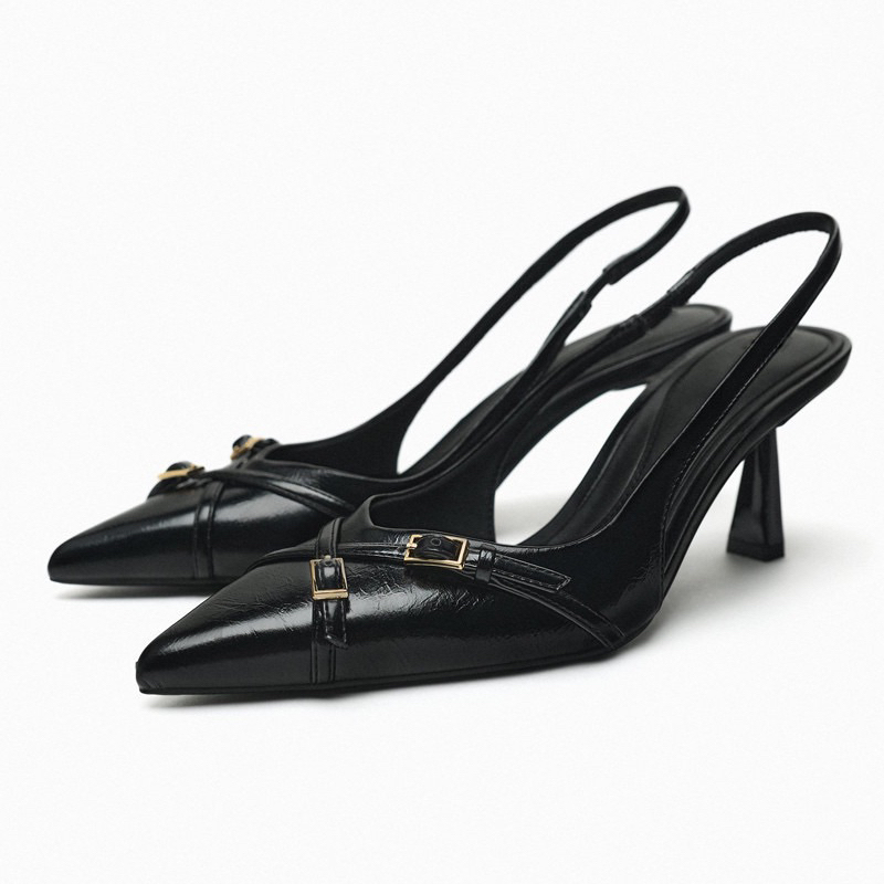 Giày Sandal ZR quai mảnh chéo chữ X hở gót[FULL BOX]H245