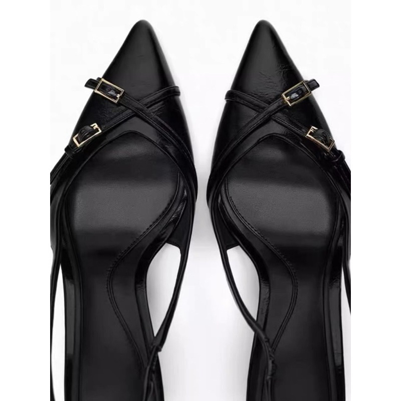 Giày Sandal ZR quai mảnh chéo chữ X hở gót[FULL BOX]H245