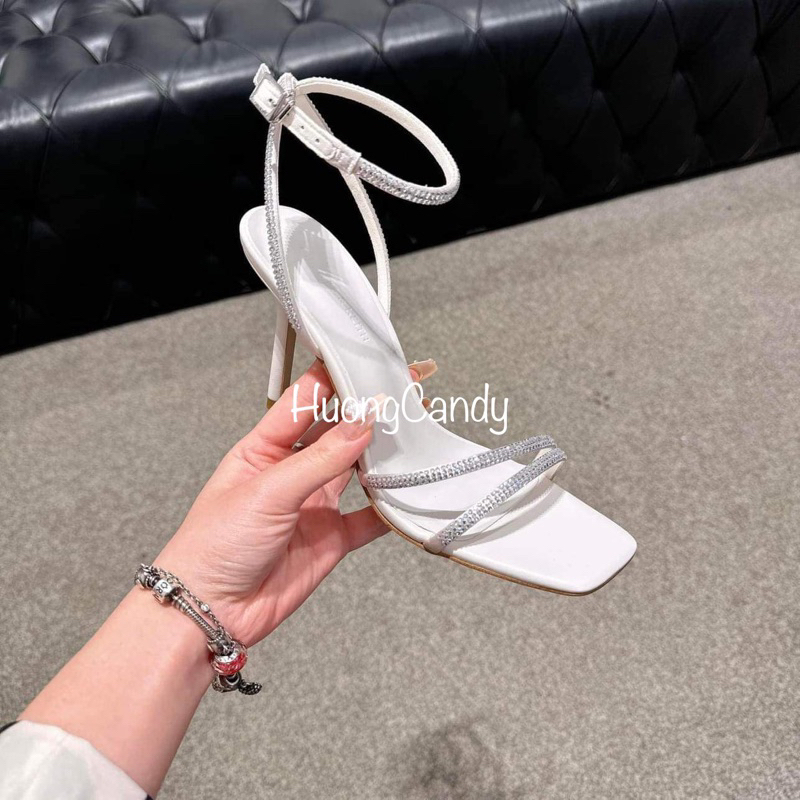 Sandal ZR đính đá hạt nhỏ quai vòng FullBoxH232