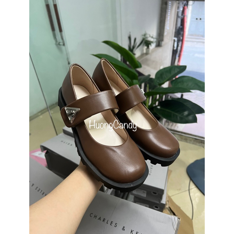 Giày Ck mũi tròn đế răng cưa FULLBOXH208