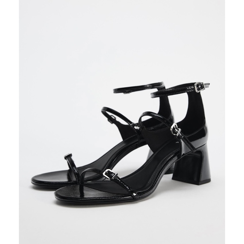 Sandal ZR 3 quai mảnh đen cài FULLBOX(hàng sẵn)H175