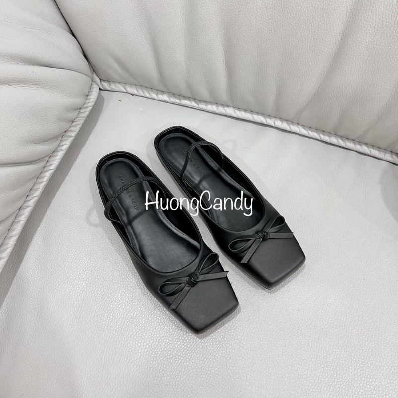 Giày CK mũi vuông đính nơ Fullbox( hàng sẵn-lùi 1sz)H192