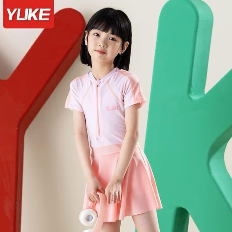 Váy bơi size đại thân kẻ trám cho bé gáiH53