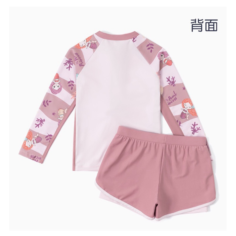 Bộ Bơi YLike dài tay Nàng tiên cá bé gái(Sẵn)H72