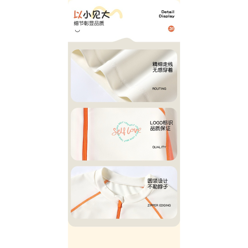 Bộ Bơi Áo Váy YLike pha cam(sẵn)H15