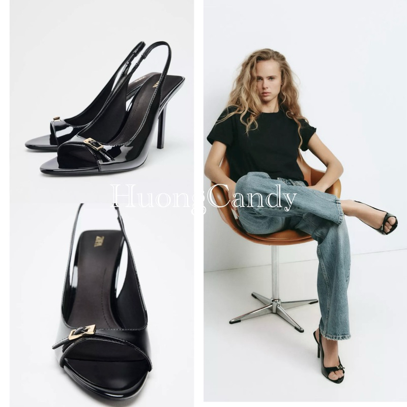 (lùi 1sz- sẵn)Sandal ZR khoá cài hở mõm 9cmH42