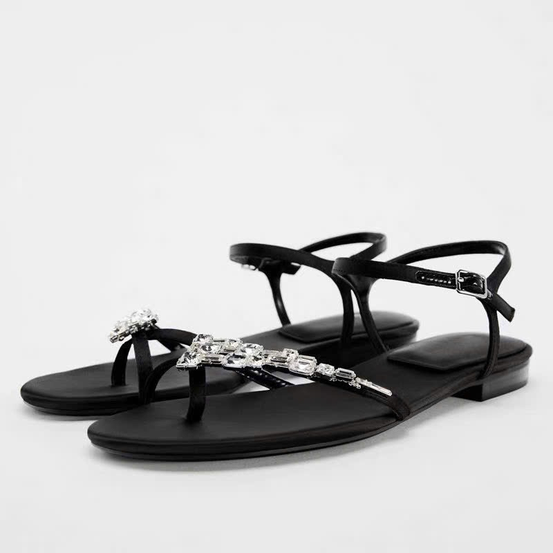 (Lùi 1sz-SẴN) Sandal ZR dây đá trắng chéo FULLBOXH68
