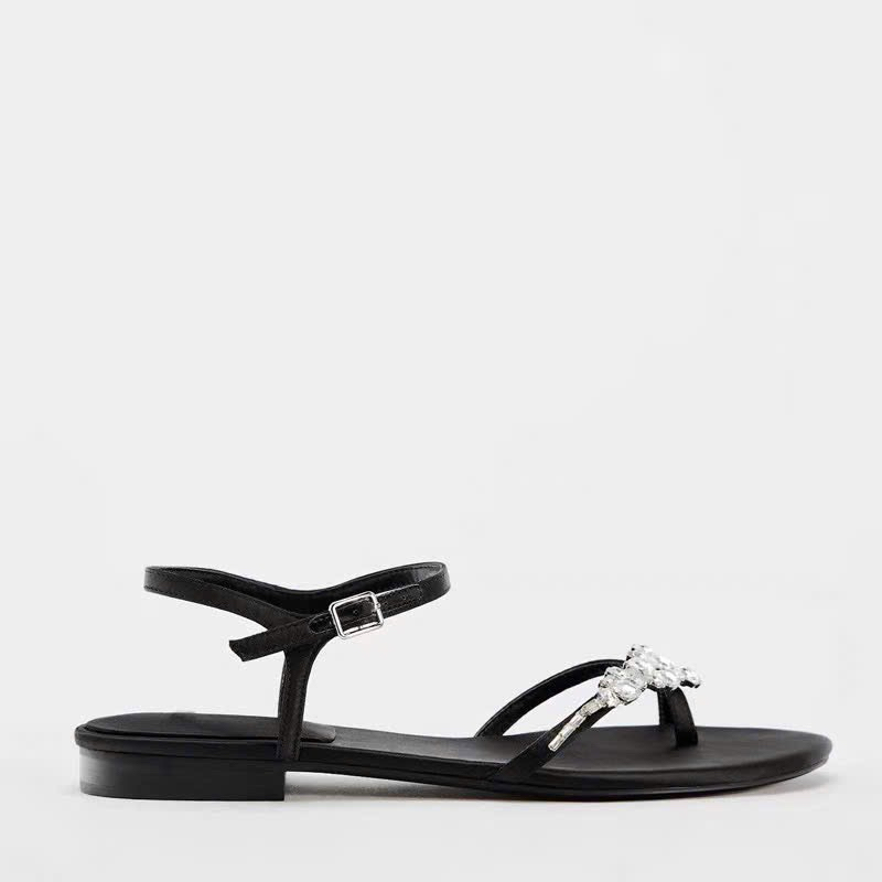 (Lùi 1sz-SẴN) Sandal ZR dây đá trắng chéo FULLBOXH68