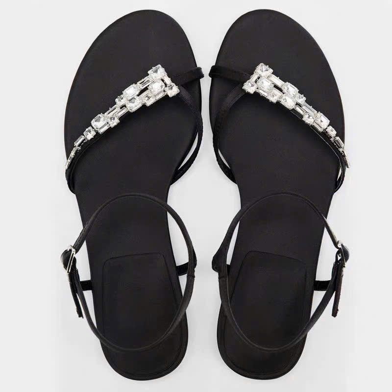 (Lùi 1sz-SẴN) Sandal ZR dây đá trắng chéo FULLBOXH68
