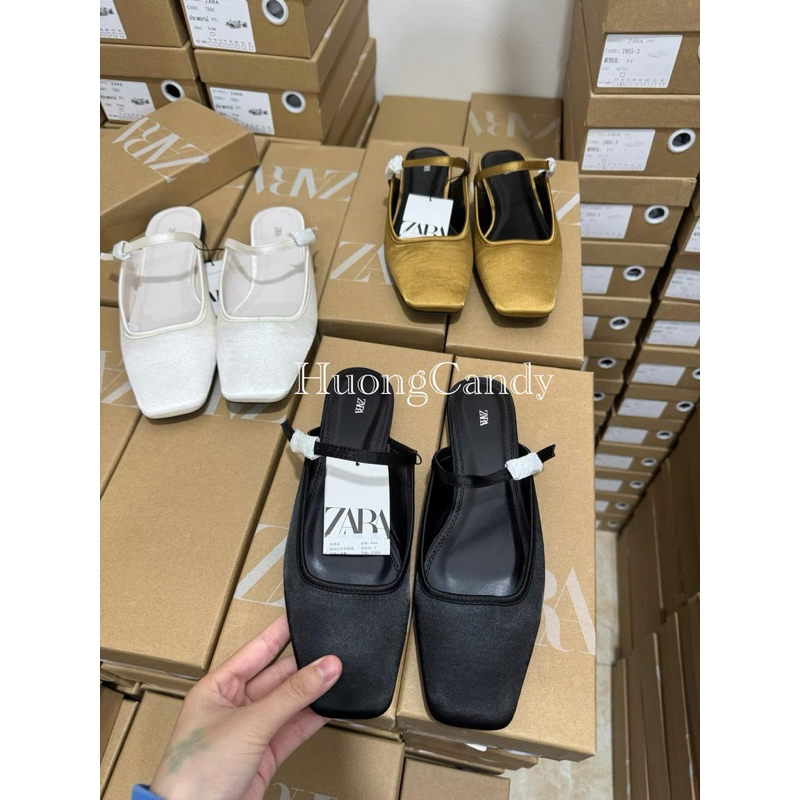 Sục Z mũi vuông lụa trơn FULLBOXH398
