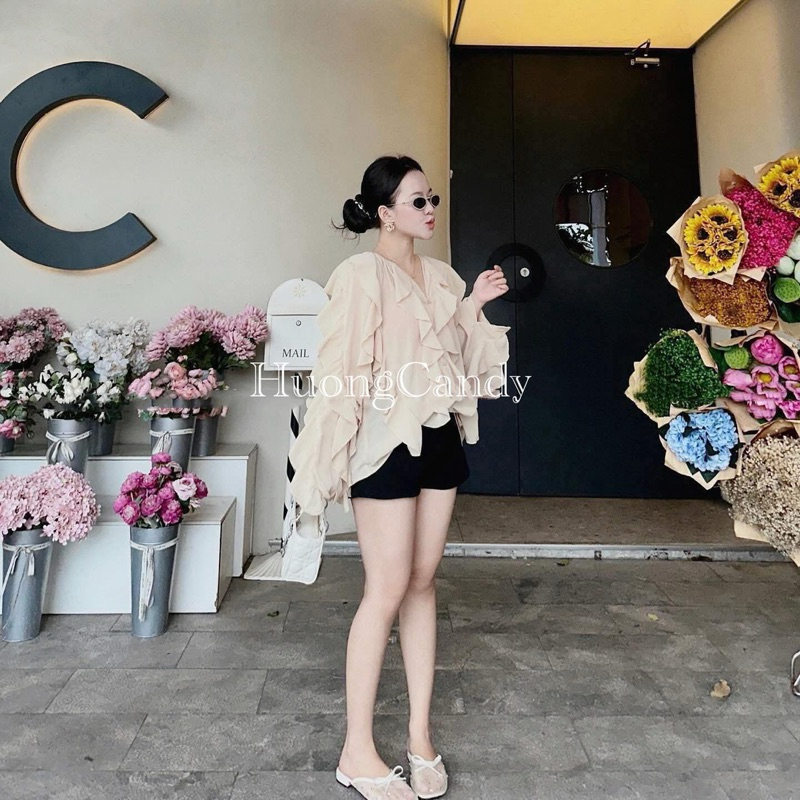 Áo Sơ mi Z bèo nhún(sẵn)H33