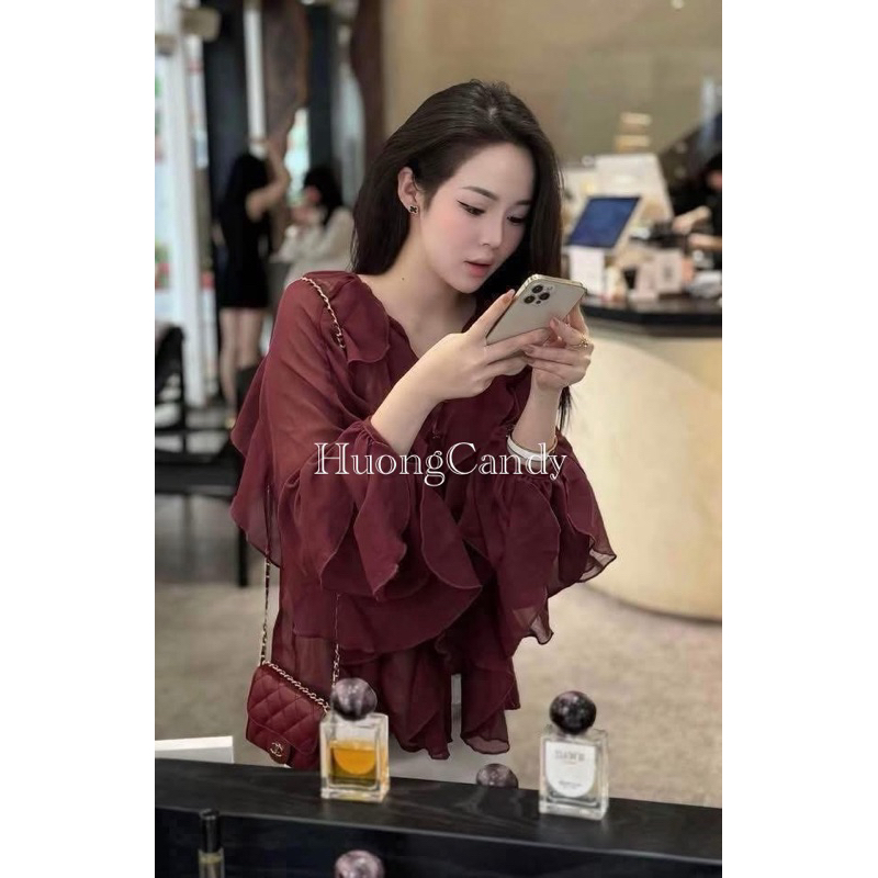 Áo Sơ mi Z bèo nhún(sẵn)H33