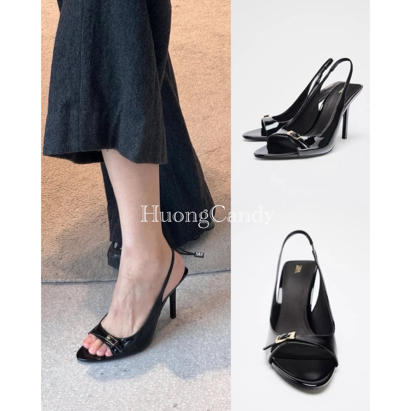 (lùi 1sz- sẵn)Sandal ZR khoá cài hở mõm 9cmH42