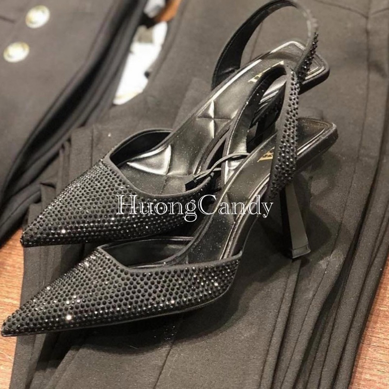 (lùi 1sz-sẵn) Giày Z hạt nhỏ bling bling FULLBOX H08