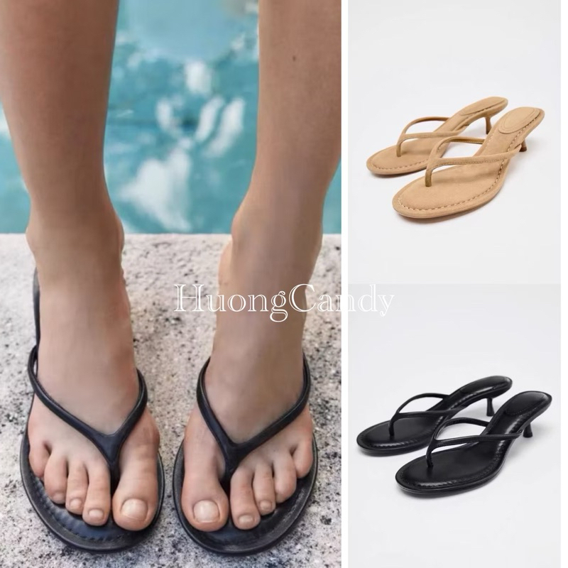Guốc Xỏ Ngón Z nâu tây FULLBOX(sẵn)(lui 1 sz)H428/8823/T1.4+5