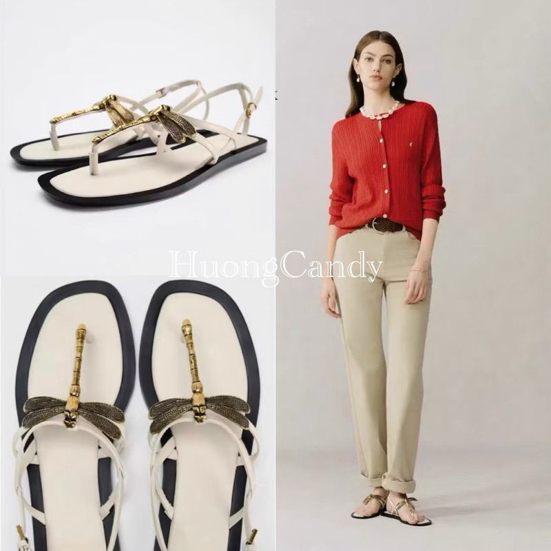 Sandal Z con chuồn chuồn  FULLBOX- H403
