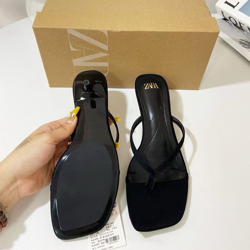 Guốc Xỏ Ngón Z mũi vuông FULLBOX H405