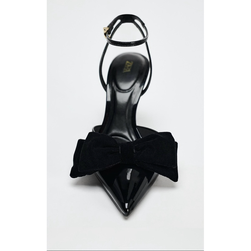 Giày ZR nơ nhung 9cm FULLBOX ( form chuẩn)H132
