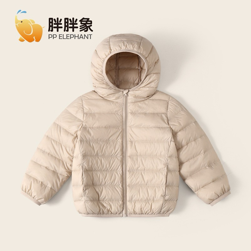 Áo phao chuẩn lông vũ bé trai/gái QCCC (sẵn)H120