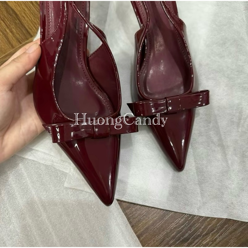 Giày Z nơ đỏ small FULLBOX (HÀNG SẴN)H107
